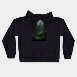 The forgotten castle in vines Kids Hoodie